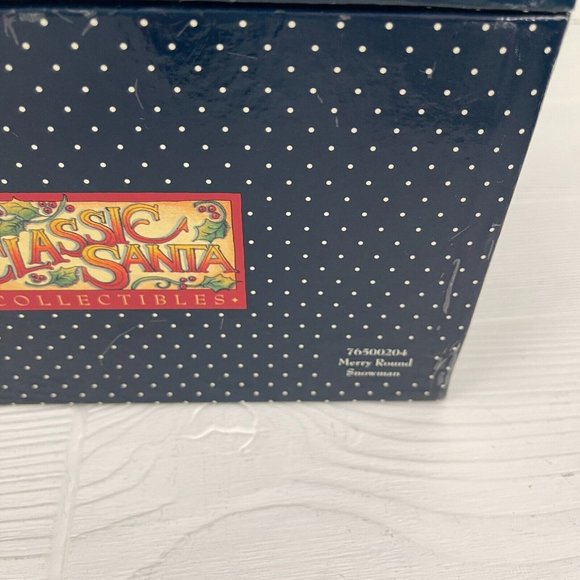 Lang & Wise Classic Santa Merry Round Snowman Set Susan Winget 1st Edition 1998 - Picture 5 of 16